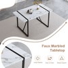 CENGHU Rectangular Dining Table, Rustic Industrial Wood Dining Table for 6 Pepole, Kitchen Table with Black Metal Legs, for Dining Room, Kitchen - 3 of 4