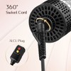 SKIMI Hair Dryer Brush, Blow Dryer Brush in One, Negative Ion Hot Air Dryer, Display Screen, Ceramic Barrel, Hot Air Straightener Brush for Smooth - 4 of 4