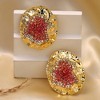 Women's The Lilypad Drop Earrings - Ballet Pink - 2 of 4