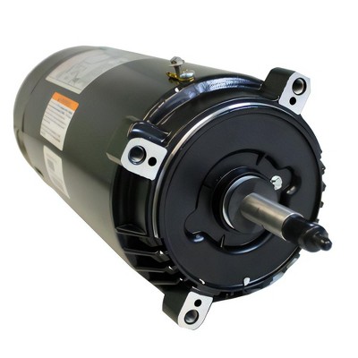 Black Stainless Steel 1-Horsepower Replacement Pool Motor