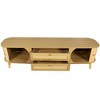 NicBex TV Stand Rattan Farmhouse TV Stand for TVs up to 75'' Entertainment Center with Solid Wood Legs for Living Room - 3 of 4