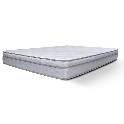 Dreamfoam Bedding Doze 9 Inch Thick Dual Layer Eurotop Memory Foam Medium Firm Comforting and Supportive Sleep Mattress, Full-Sized Bed