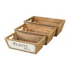 Cheung's Persim Set of 3 Tapered Wood Crates - 4 of 4