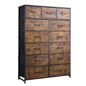 Kumasinova Dresser for Bedroom,Tall Chest of Drawers with Metal Frame and Wood Top,Storage Tower for Kid Room,Closet,Entryway,Nursery - 1 of 1