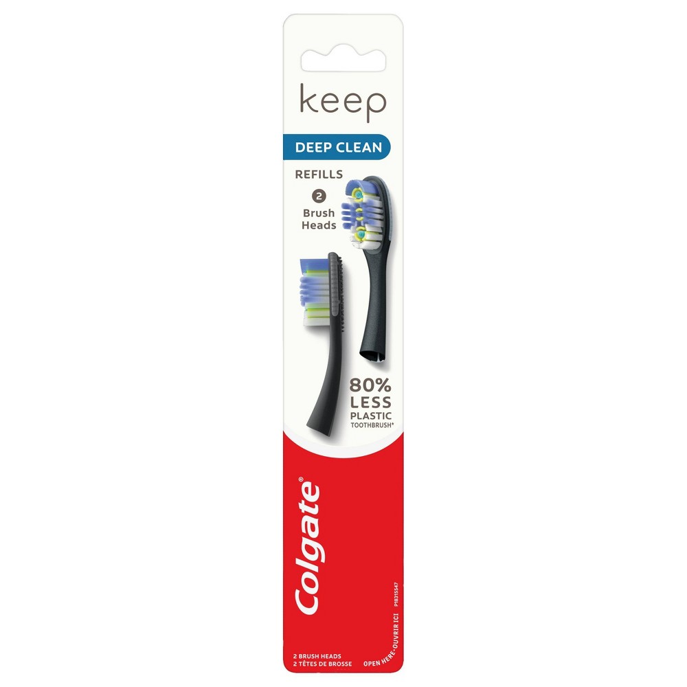 Colgate Keep Manual Toothbrush Deep Clean Refills - 2pk