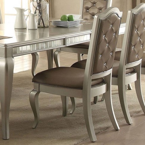 Champagne dining table set hot sale