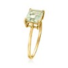 Ross-Simons 0.50 Carat Prasiolite Ring in 14kt Yellow Gold - 3 of 4