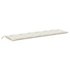 vidaXL Garden Bench Cushion Melange Cream 78.7"x19.7"x2.8" Fabric - 2 of 4