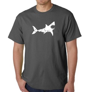 LA Pop Art Men's Word Art T-shirt - BITE ME - 1 of 4