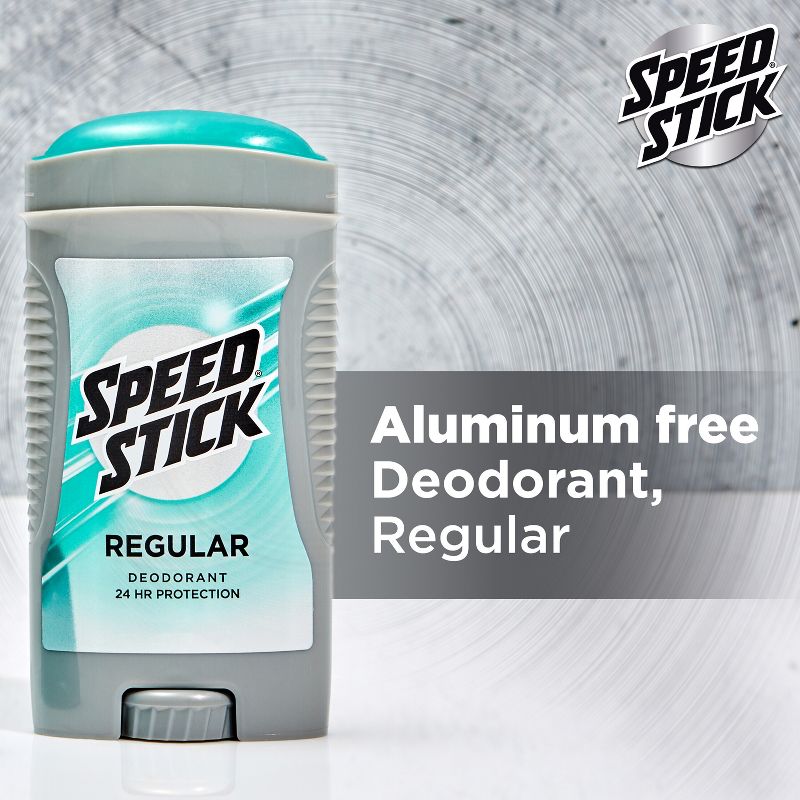Speed Stick Aluminum Free Men&#39;s Deodorant - Regular - 3oz/2pk, 6 of 12