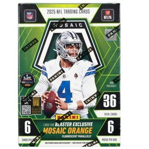 2025 Panini Mosaic Football 6-Pack Blaster Box - 1 of 4