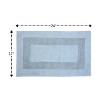 Perthshire Platinum Collection Cotton Racetrack Design Skid Resistant Comfortable Absorbent Bath Rug - 2 of 4
