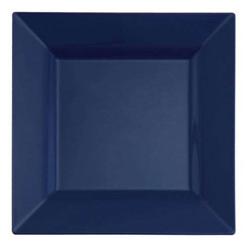 Blue square 2025 dinner plates