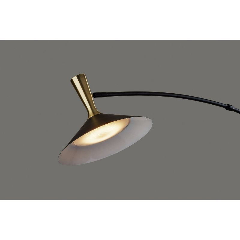 Bradley Arc Lamp with Smart Switch Black (Includes LED Light Bulb) - Adesso, 5 of 9