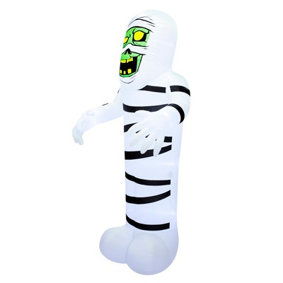 20 ft Giant Inflatable White and Black Mummy