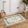 Low Pile Soft Carpet,Boho Vintage Area Rug,Non Slip Washable Rug for Living Room,Machine Washable Floor Mat for Bedroom, Office, Nursery - 4 of 4