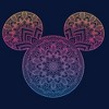 Boy's Disney Mickey Mouse Mandala Silhouette T-Shirt - 2 of 4