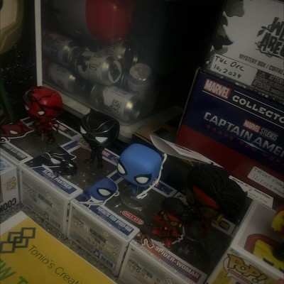 Funko Pop! Marvel Fantastic Four - Spider-Man Costume Blu Esclusivo, Figura Collezionabile 10 Cm