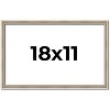 PosterPalooza | Classic Modern Silver Picture Frame - UV Acrylic, Backing Board, Hanging Hardware Included - 2 of 4