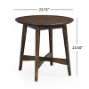 Christopher Knight Home Allen 3 Pieces Mid-Century Modern Wood and Cane Seating Set - 3 of 4