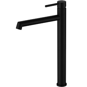 BWE Single Hole Single Handle Bathroom Vessel Sink Faucet With Supply Hose - 1 of 4