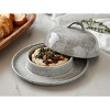 tagltd Stinson Brie Baker Stoneware Oven Safe Dishwasher Safe Rustic Farmhouse - 2 of 4