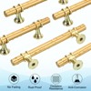 Unique Bargains Kitchen Cabinet Handles Long-lasting Drawer Pull 6.3 Inch Hole Center - 3 of 4