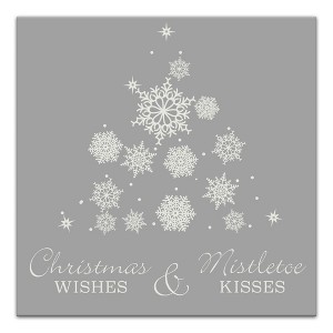 Creative Products Snowflake Christmas Tree 16 x 16 Canvas Wall Art - 1 of 4
