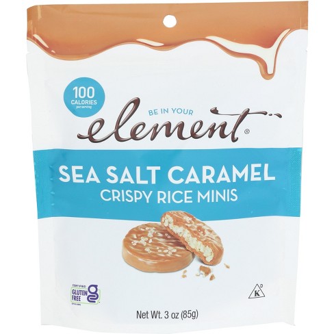 Element Snacks Sea Salt Caramel Crispy Rice Minis - case of 8 - 3 oz - image 1 of 1