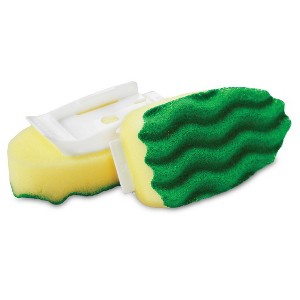Libman All-Purpose Cleaning Sponge Refill Pads Non-Scratch (4 count) Made in USA Scrubbing Dishwashing - 1 of 4