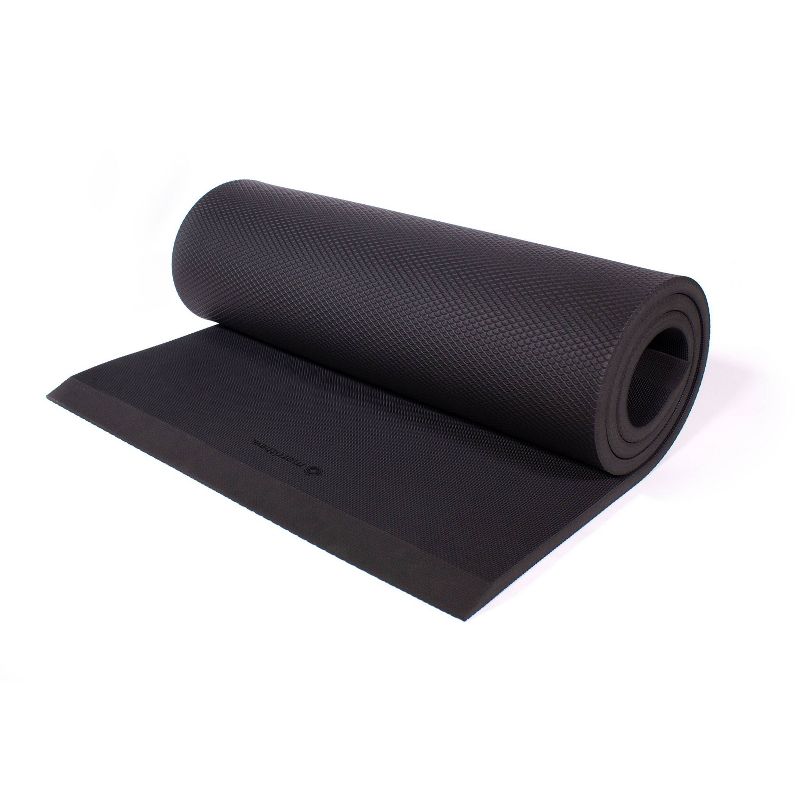 Merrithew Eco-Lux Imprint Pro Yoga Mat - Black (17mm), 1 of 5