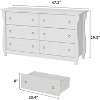 TackView Dresser for Bedroom, Dresser with Storage Freestanding, Wooden Closet Storage Chest for Living Room, Bedroom, Entryway - 2 of 4