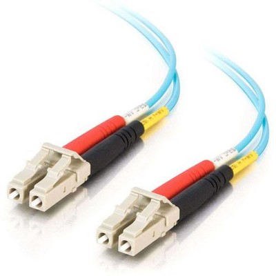 C2G 2m LC-LC 10Gb 50/125 Duplex Multimode OM3 Fiber Cable - Aqua - 6ft - 2m LC-LC 10Gb 50/125 Duplex Multimode OM3 Fiber Cable - Aqua - 6ft