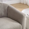 Hrinhom 50.8"W Modern Loveseat,Upholstered Corduroy 2-Seater Sofa With Wood Legs - 3 of 4