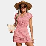 Women's Cutout V-Neck Cover-Up Dress - Cupshe