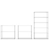 Munora 2-Pack 3-Tier Chrome Wire Shelving Unit, 18" D x 48" W x 47.2" H Heavy Duty Storage Rack, 1050 lbs Capacity - 3 of 4
