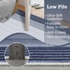 Modern Bordered Area Rug - Large, Soft, Machine Washable, Non-Slip Geometric Carpet for Living Room, Bedroom, Dining Room, Farmhouse - 4 of 4