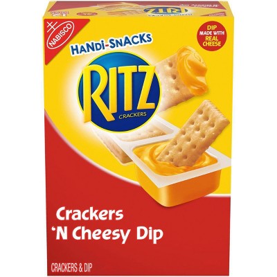 Handi-Snacks Ritz Crackers 'N Cheese Dip - 12ct/0.95oz