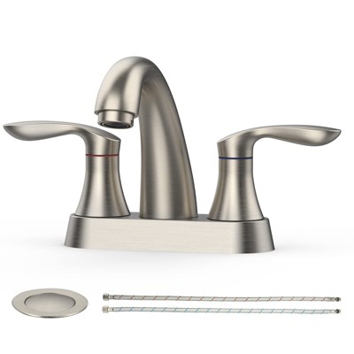 Bathroom Faucet, 4 Inch Bathroom Faucets for Sink 3 Hole