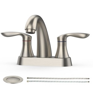 Bathroom Faucet, 4 Inch Bathroom Faucets for Sink 3 Hole - 1 of 4