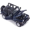 Jeep Wrangler Rubicon Dark Blue 1/27 Diecast Model Car by Maisto - 3 of 3
