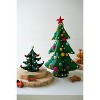 Kalalou Felt Christmas Tree with 3D Ornaments and Star – Large Size - 2 of 3