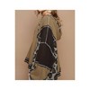 Women's Semi Cropped Leopard Print Zip Up Hoodie - POL - 3 of 4