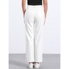 INSPIRE CHIC Women's High Waist Straight Leg Side Pockets Casual Punk Faux Leather Pants - 3 of 4