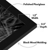 Americanflat 22x32 Poster Frame  - Black Picture Frame - Wide Photo Frames Made of Engineered Wood - Epic Collection - Black - 3 of 4