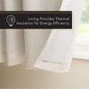 TOWN & COUNTRY LUXE Davos Solid Linen Texture Indoor Curtains - 4 of 4