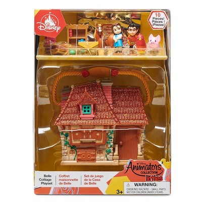 Disney Animators&#39; Collection Littles Belle Cottage Playset