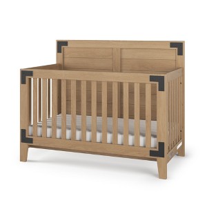 Child Craft Lucas 4-in-1 Convertible Crib, Converts to Day Bed, Toddler Bed and Full Size Bed, 3 Adjustable Mattress Positions, Baby Safe Finish - 1 of 4
