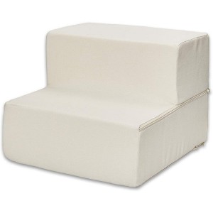 Best Pet Supplies Foldable Foam Steps for Cats and Dogs - 2-Steps (16" x 16" x 12") - 1 of 3