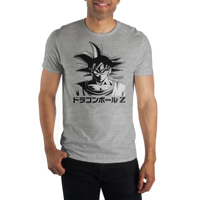 Dragon Ball Z Anime Cartoon Goku Character Grey Graphic Tee : Target